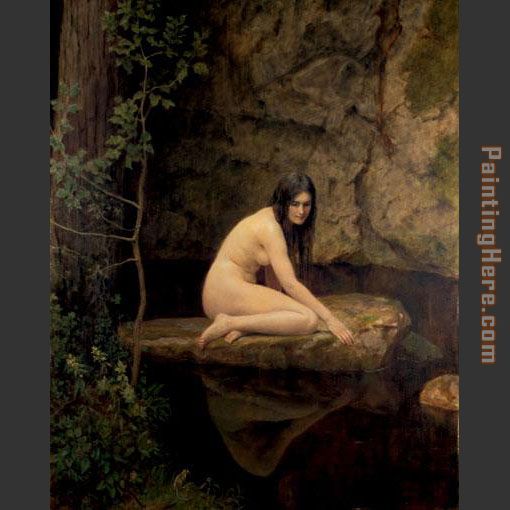 The Water Nymph painting - John Collier The Water Nymph art painting